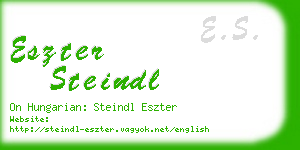 eszter steindl business card